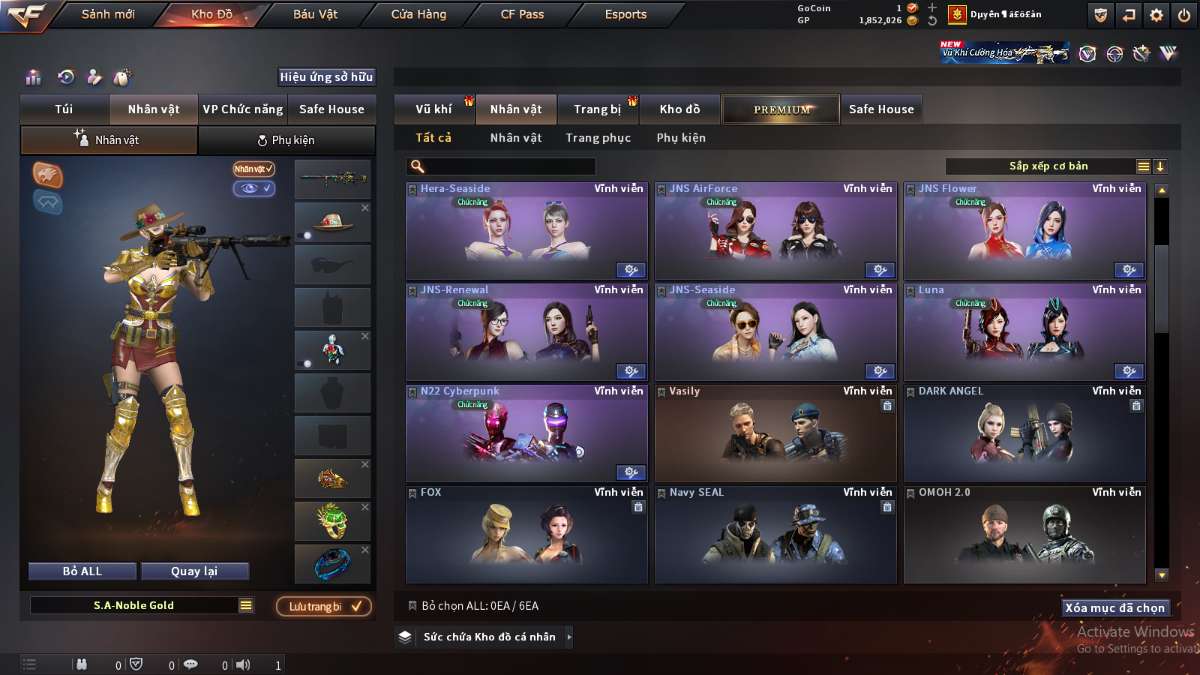 shop acc cf uy tin gia re